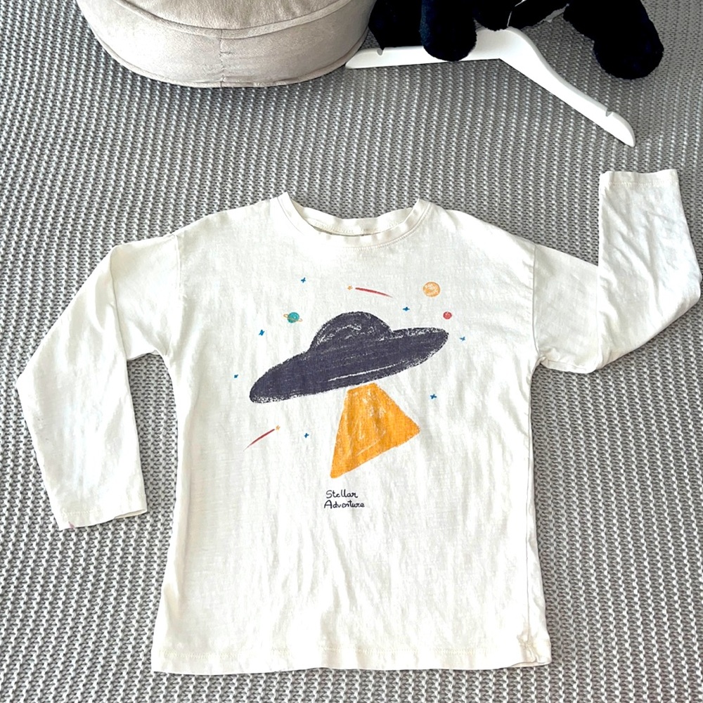 Multiple long sleeve shirts